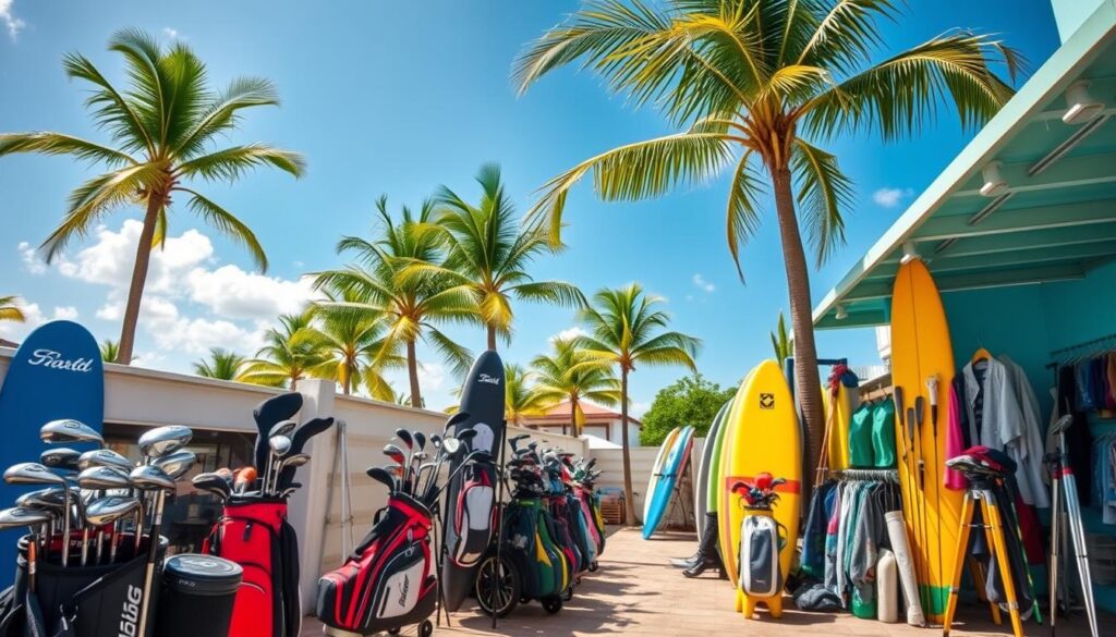 Golf equipment rental Cancun