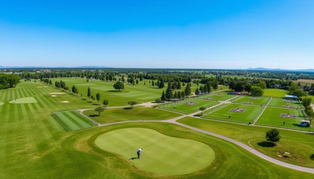 Golf practice facilities