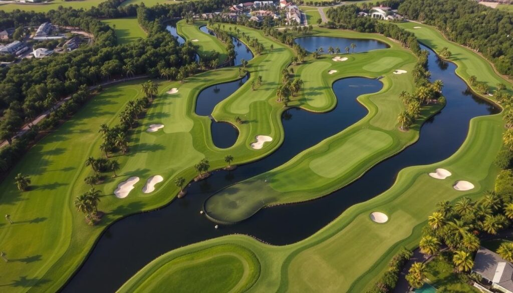 Heron Bay Golf Club course layout