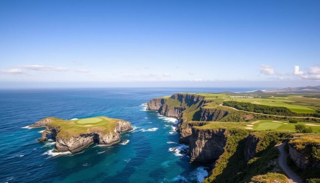 Kauri Cliffs clifftop golf course Kauri Cliffs clifftop golf course
