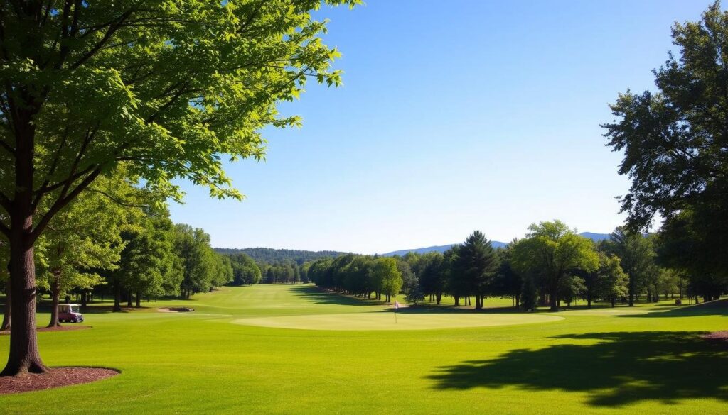 Maplewood Golf Course tree-lined fairways