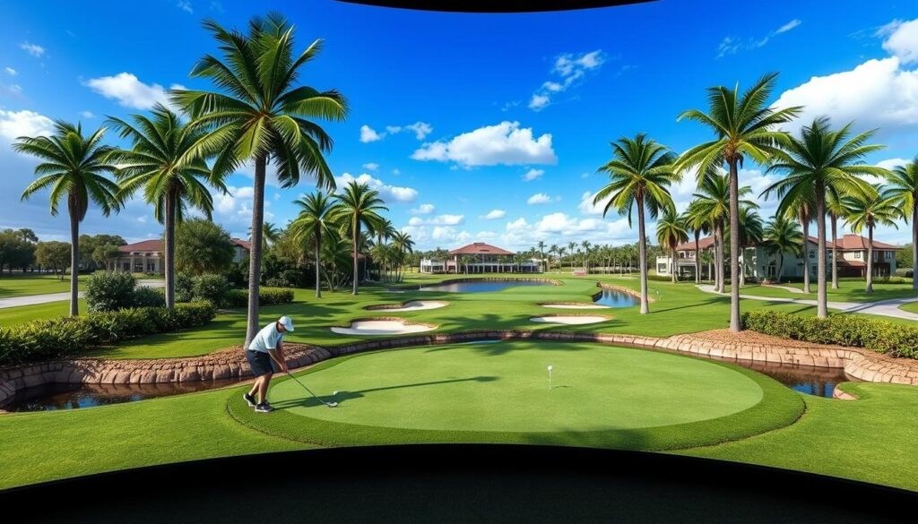 PGA National simulator Bear Trap challenge PGA National simulator Bear Trap challenge