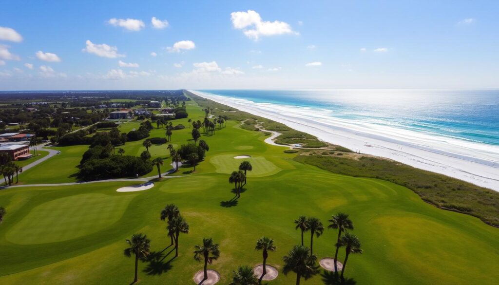 Panama City Beach golf landscape