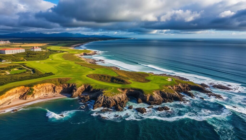 Pebble Beach Golf Links coastal views