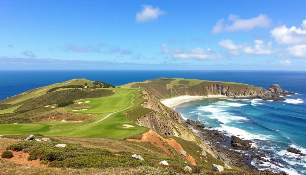 Pebble Beach Golf Links coastal views