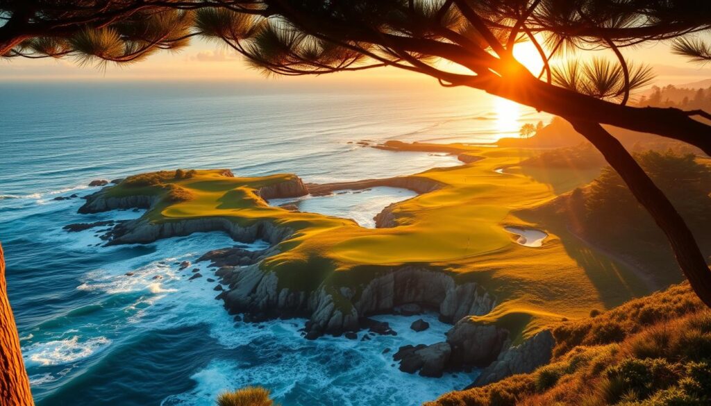 Pebble Beach simulator coastal view Pebble Beach simulator coastal view