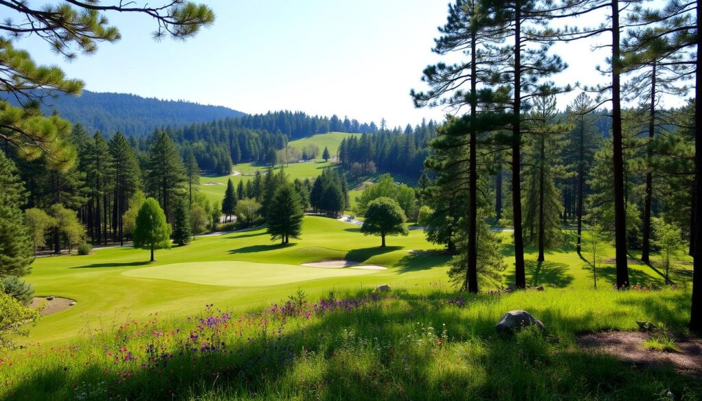 Pilgrim's Run Golf Club forest setting