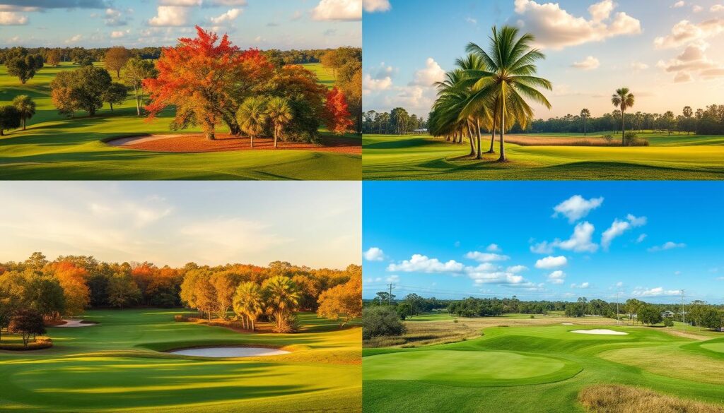 Port Saint Lucie golf course seasonal views