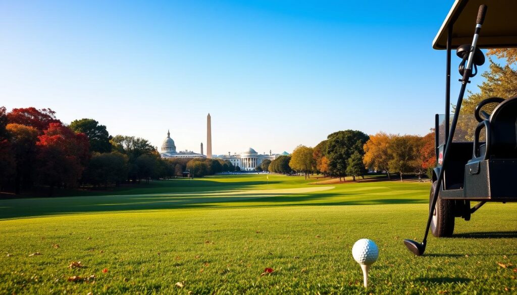 Presidential golf in Washington DC