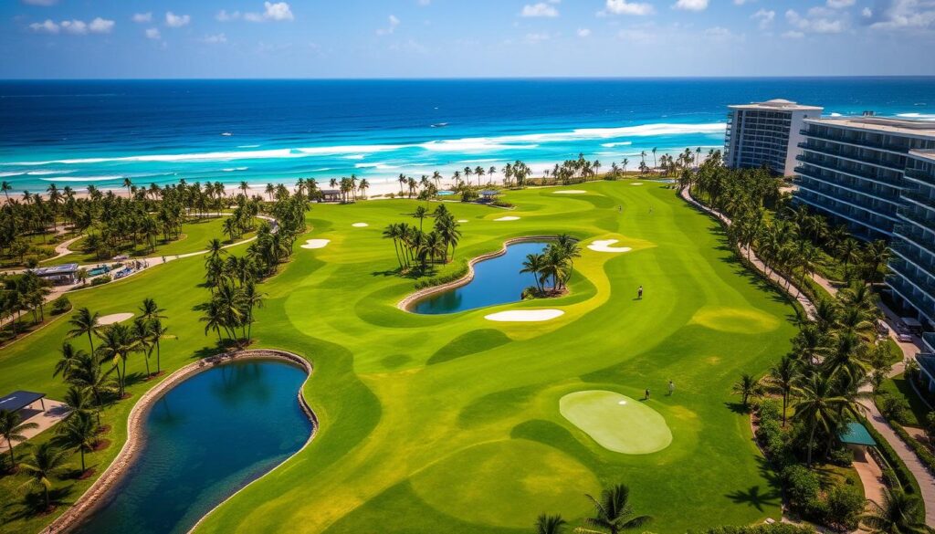 Puerto Cancun Golf Course scenic views