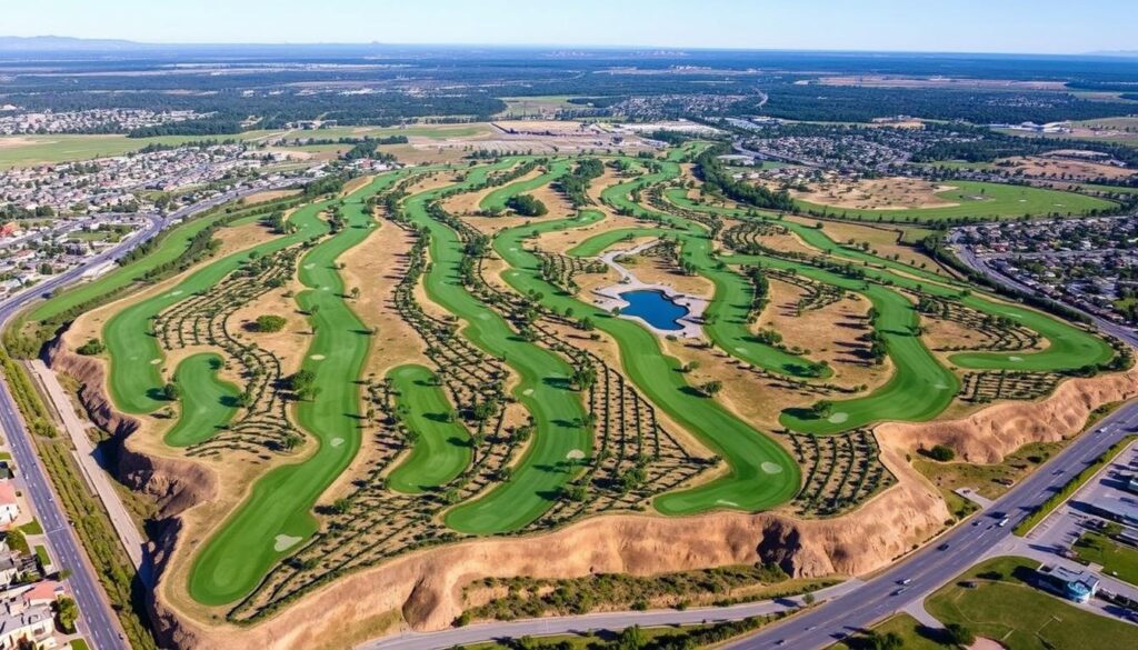 Rancho del Pueblo Golf Course layout