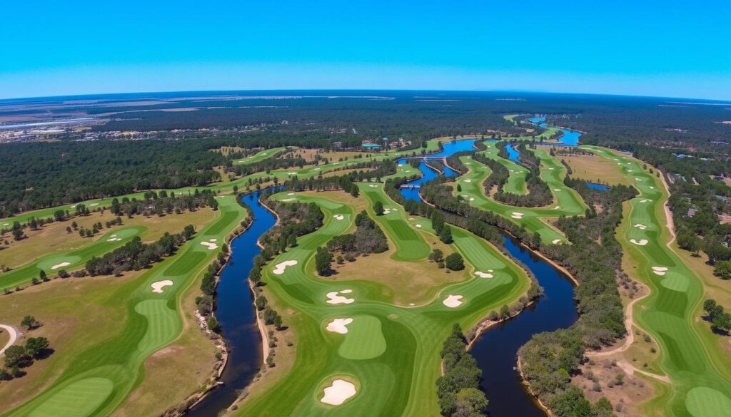 River Oaks Golf Plantation course layout