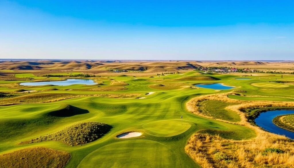 Sand Creek Station Golf Club links-style course