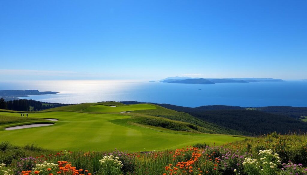 Scenic Bras d'Or Lake golf course