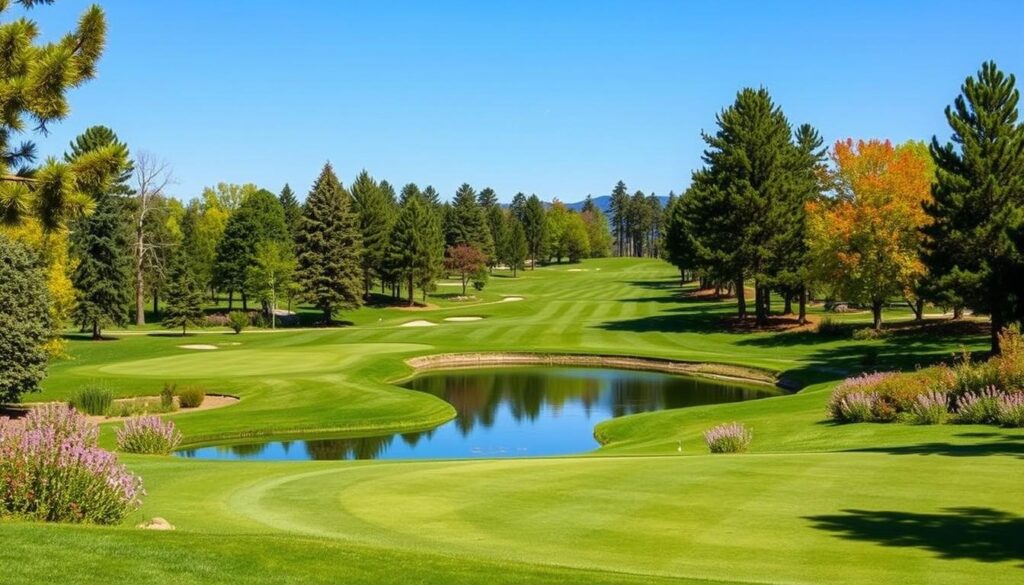 Scenic golf course at Spring Creek Golf Club