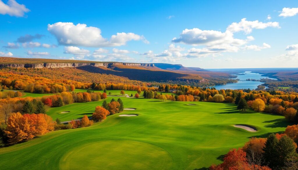 Scenic views of Wisconsin Dells golf courses