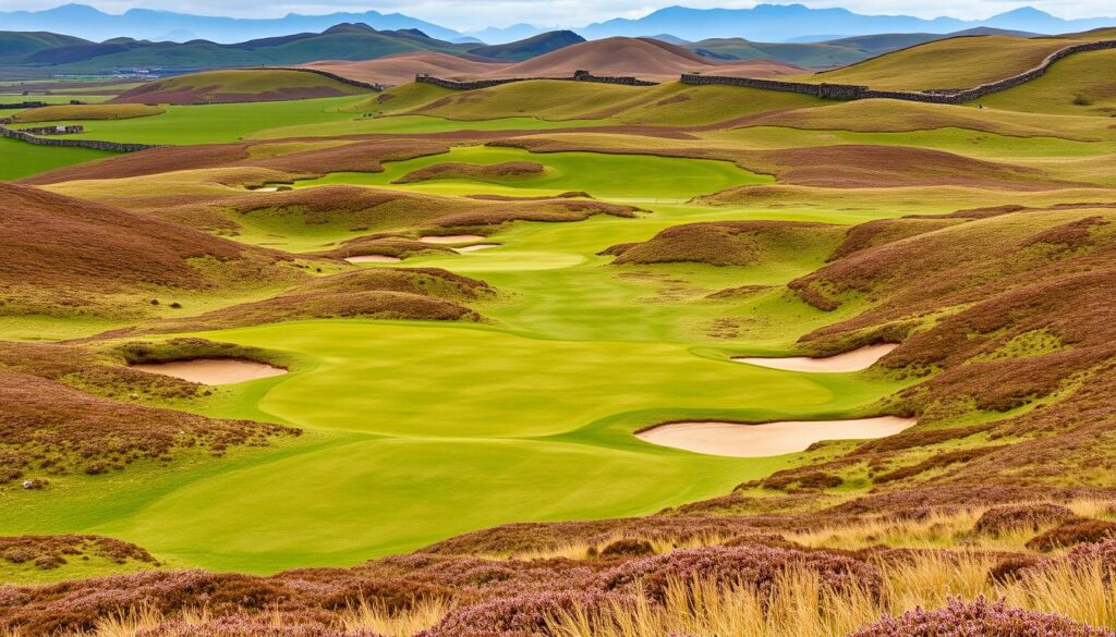 Scottish links-style golf course at Greystone