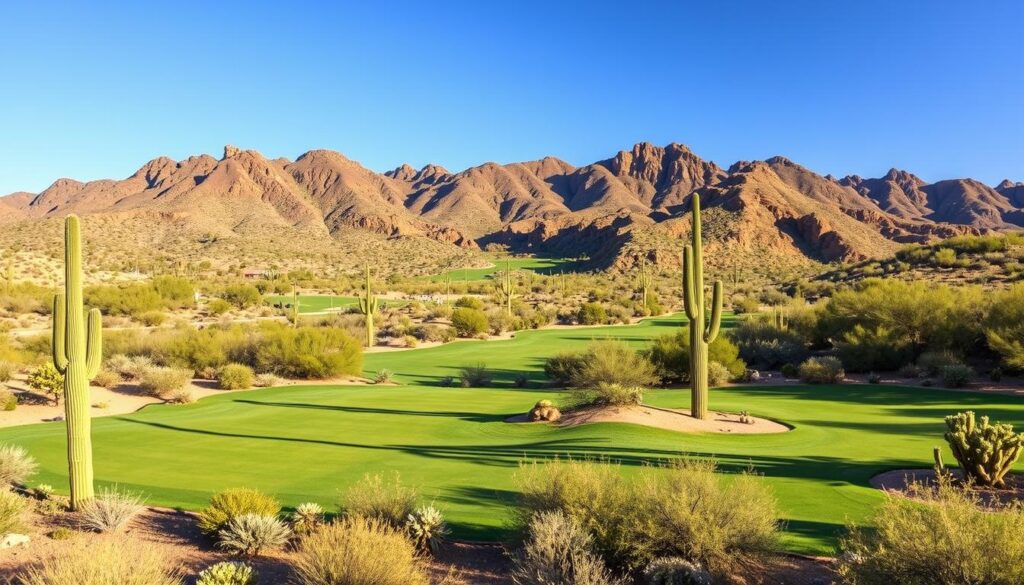 Sewailo Golf Course desert landscape