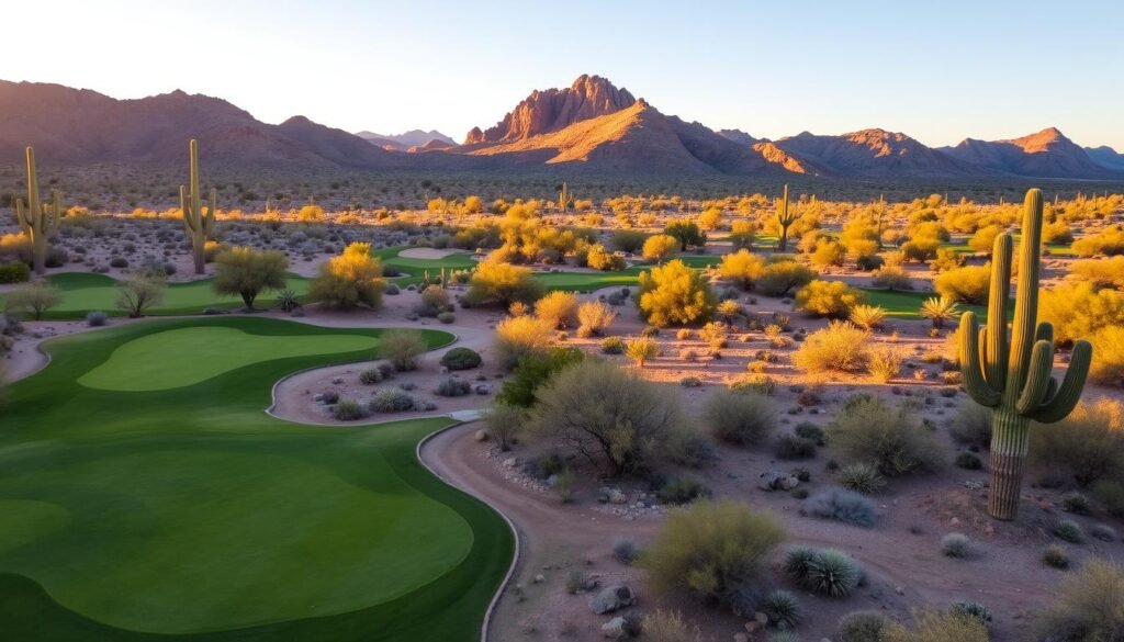 Sewailo Golf Course desert landscape Sewailo Golf Course desert landscape
