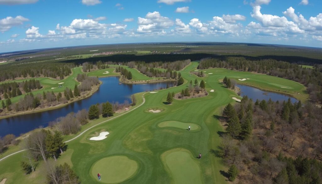 Spring Brook Golf Course layout