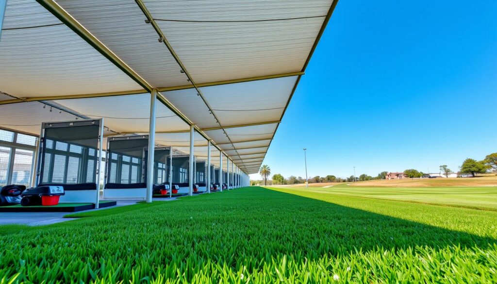 Targeted skill practice at driving range