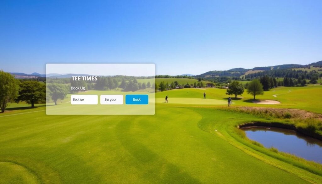 Tee time bookings Tee time bookings