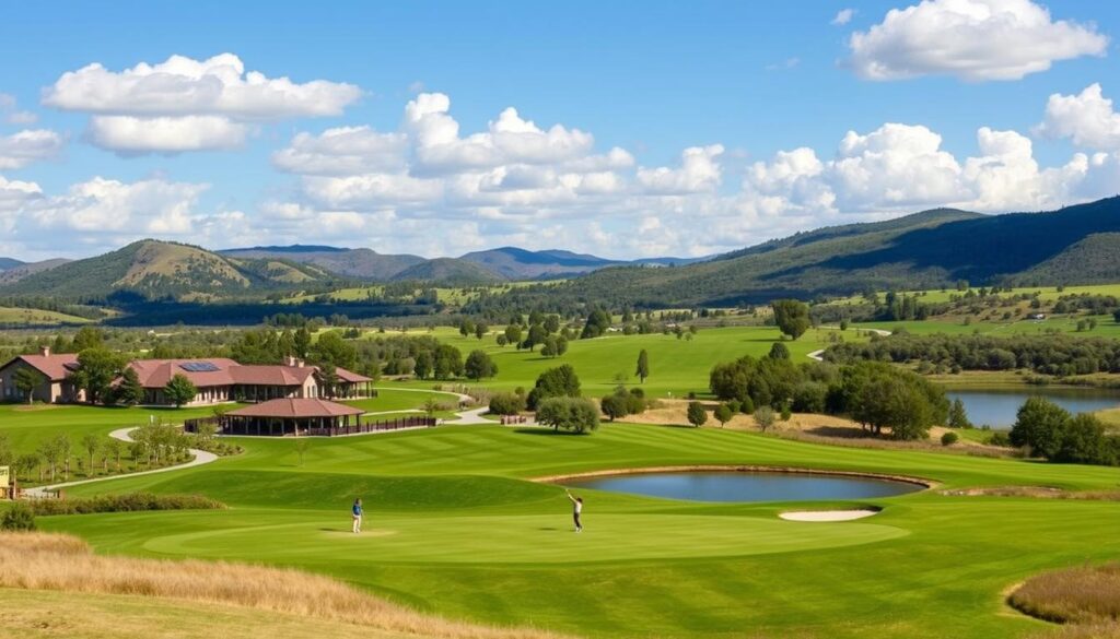 The Links at Brunello modern golf course The Links at Brunello modern golf course