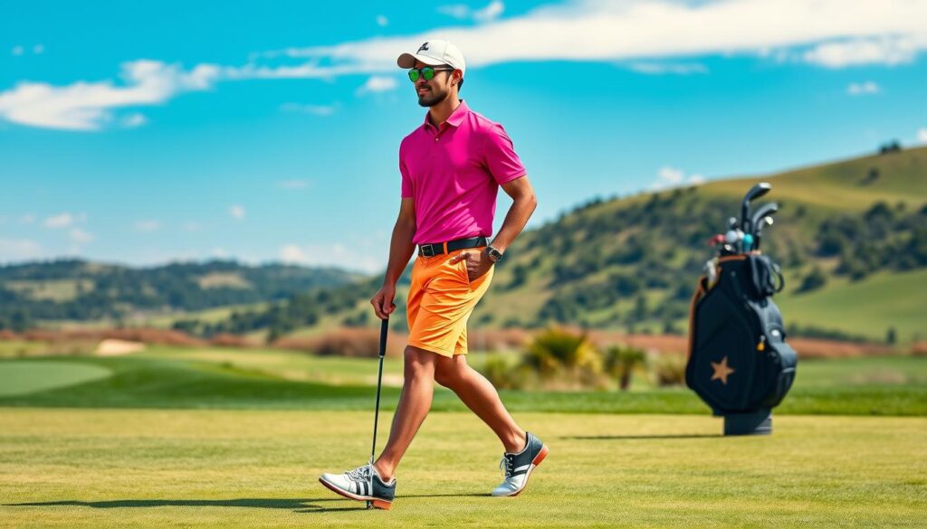 Trendy golf wear