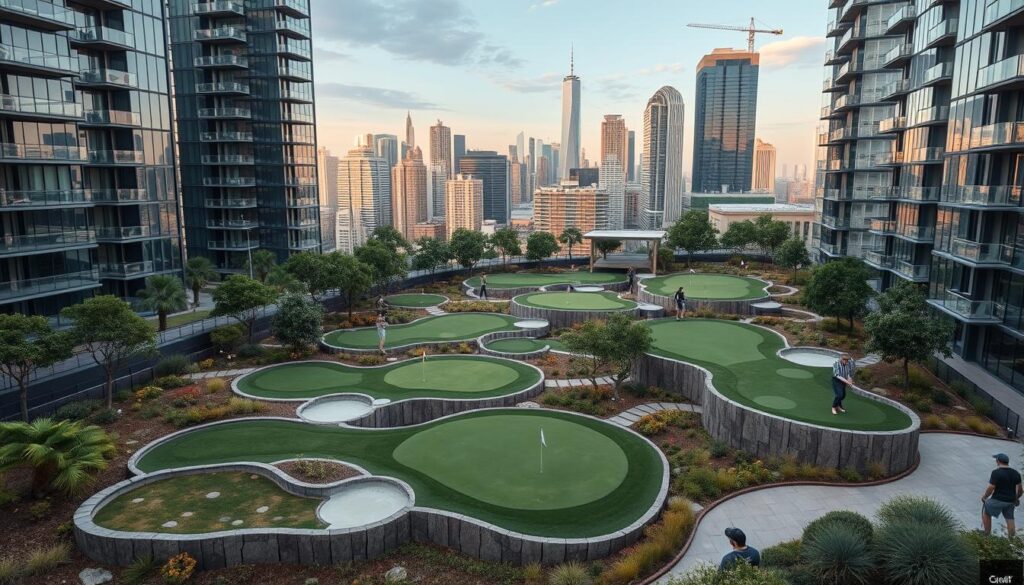 Urban golf course design