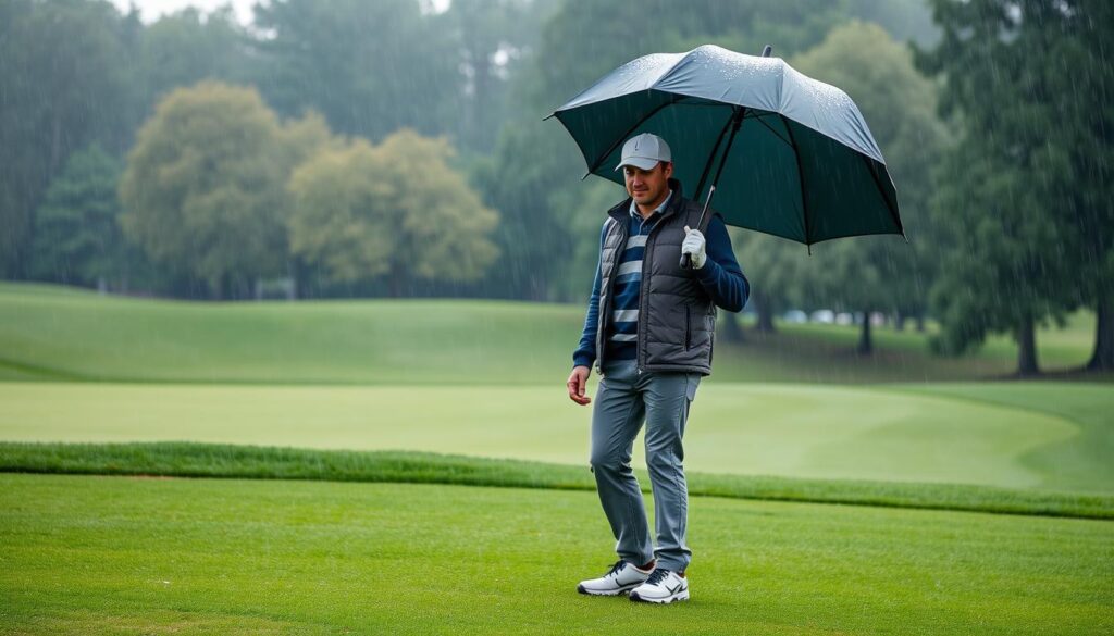 Weather-appropriate golf attire