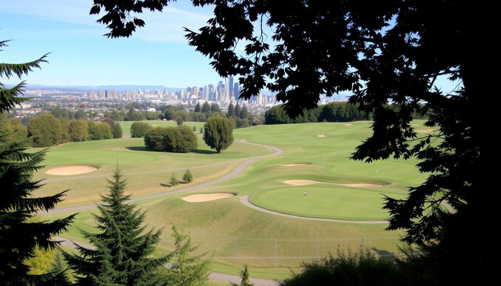 West Seattle Golf Course skyline views