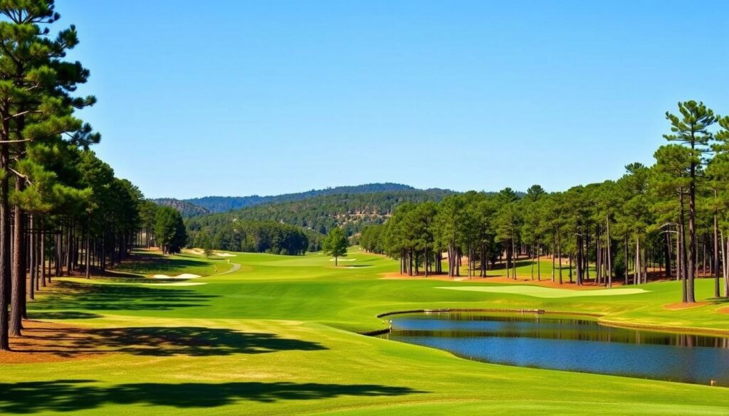 Whispering Pines Golf Course features